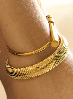 Braclet gold nail GILTY