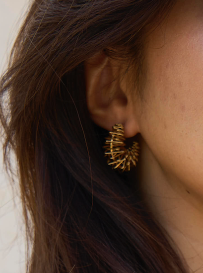 Earrings w/volume GILTY
