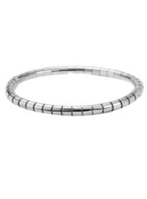 Bracelet mono silver w/square details