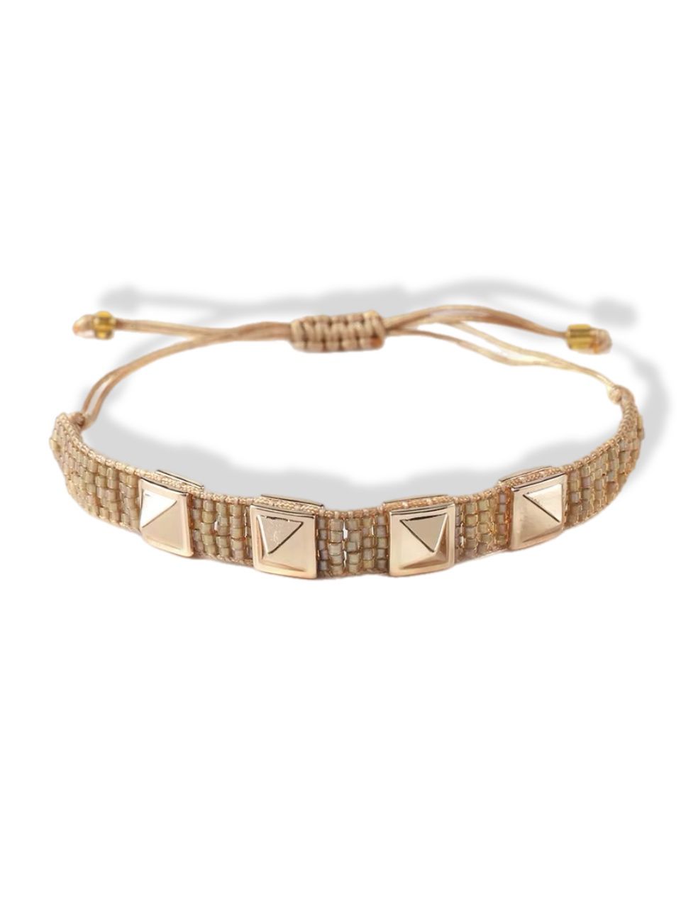 Beaded bracelets gold