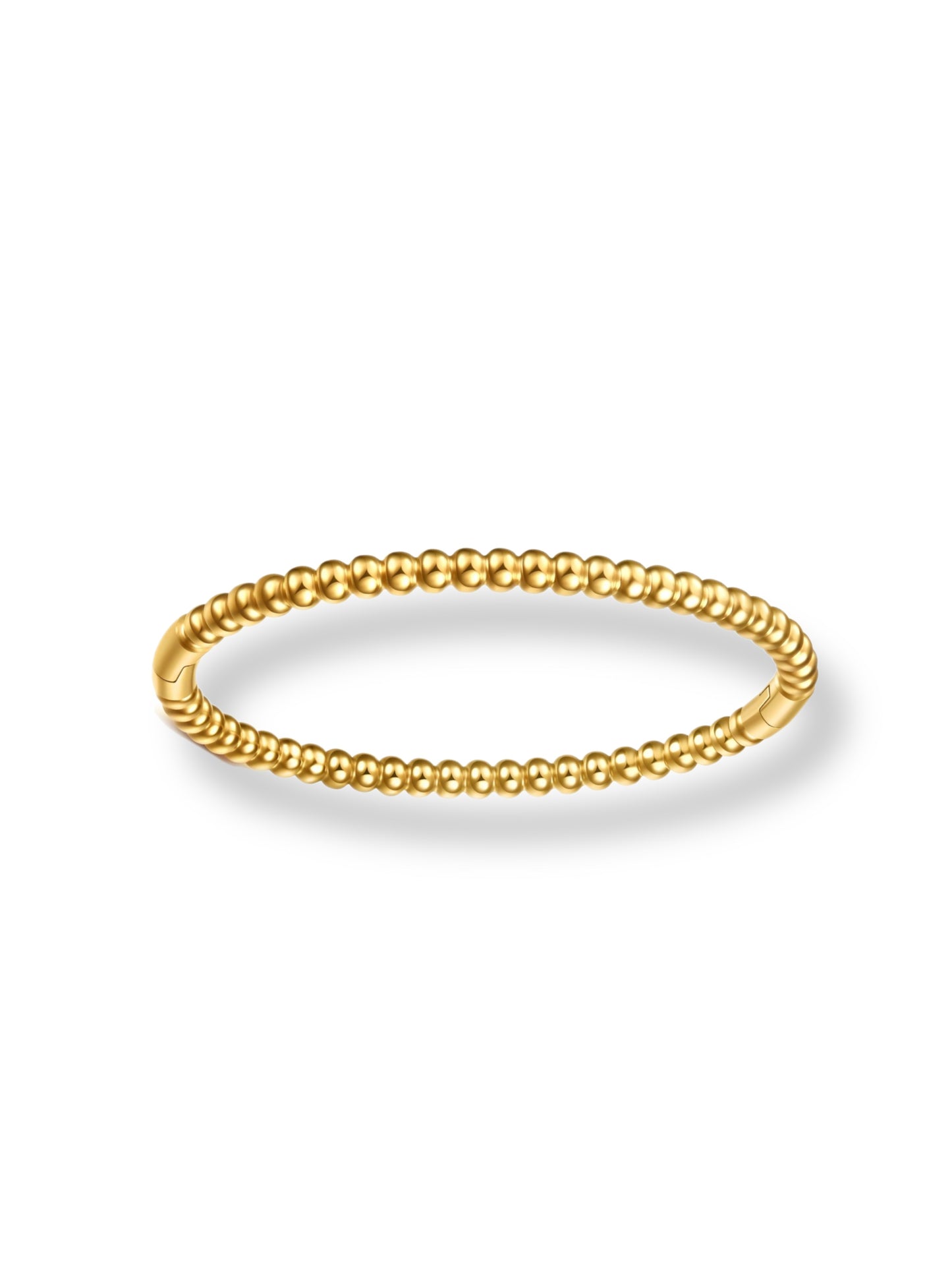 Bracelet mono gold w/round details GILTY