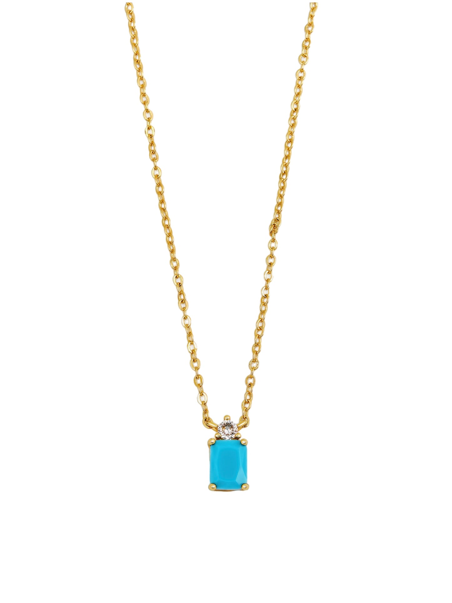 Turquoise stone necklace