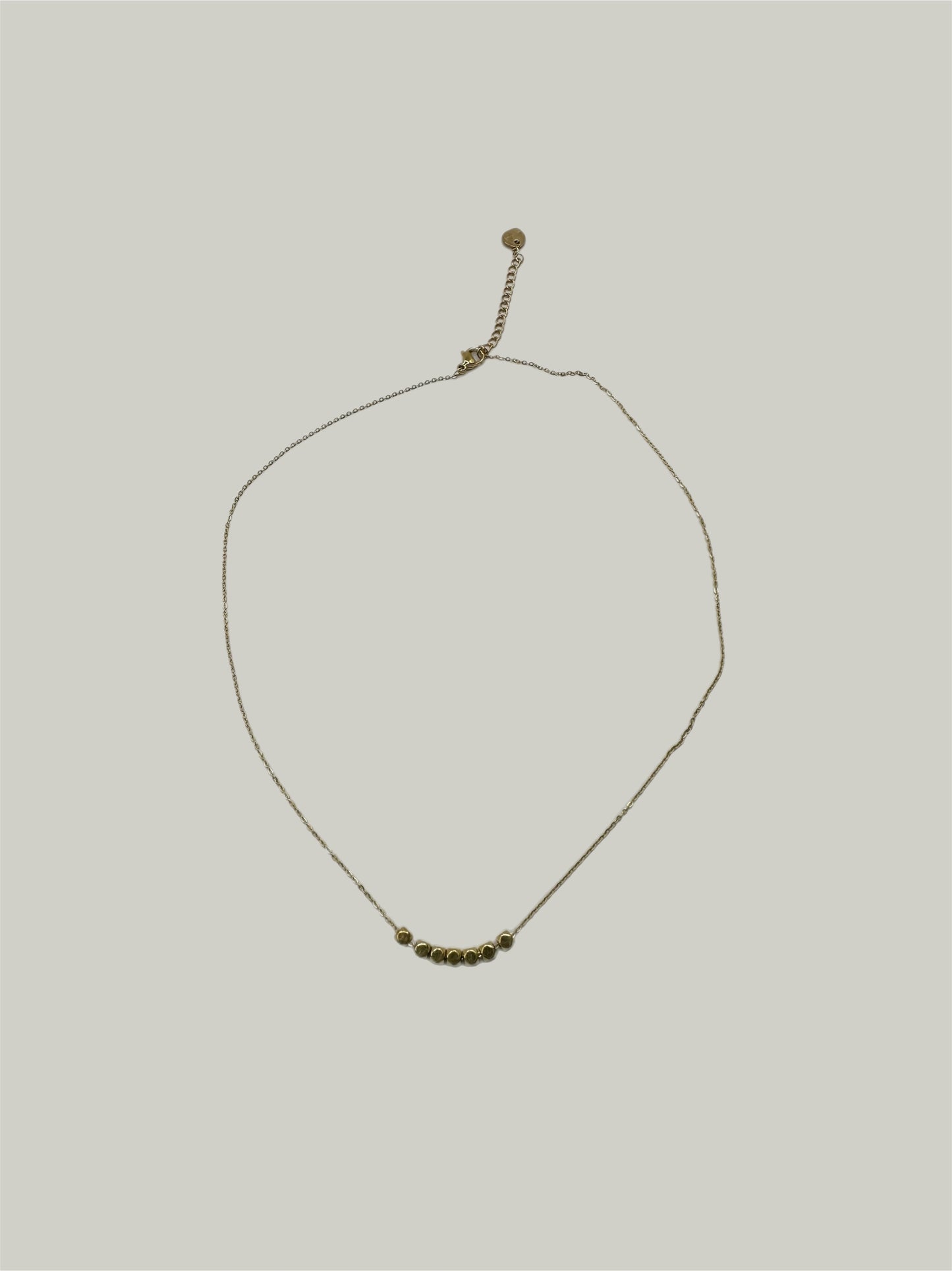 Necklace with small gold details