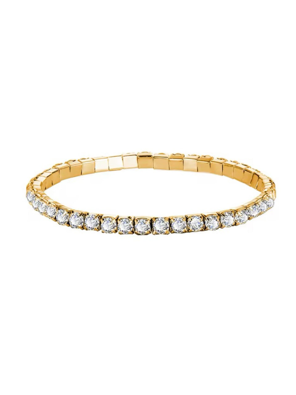 Bracelet w/stones gold