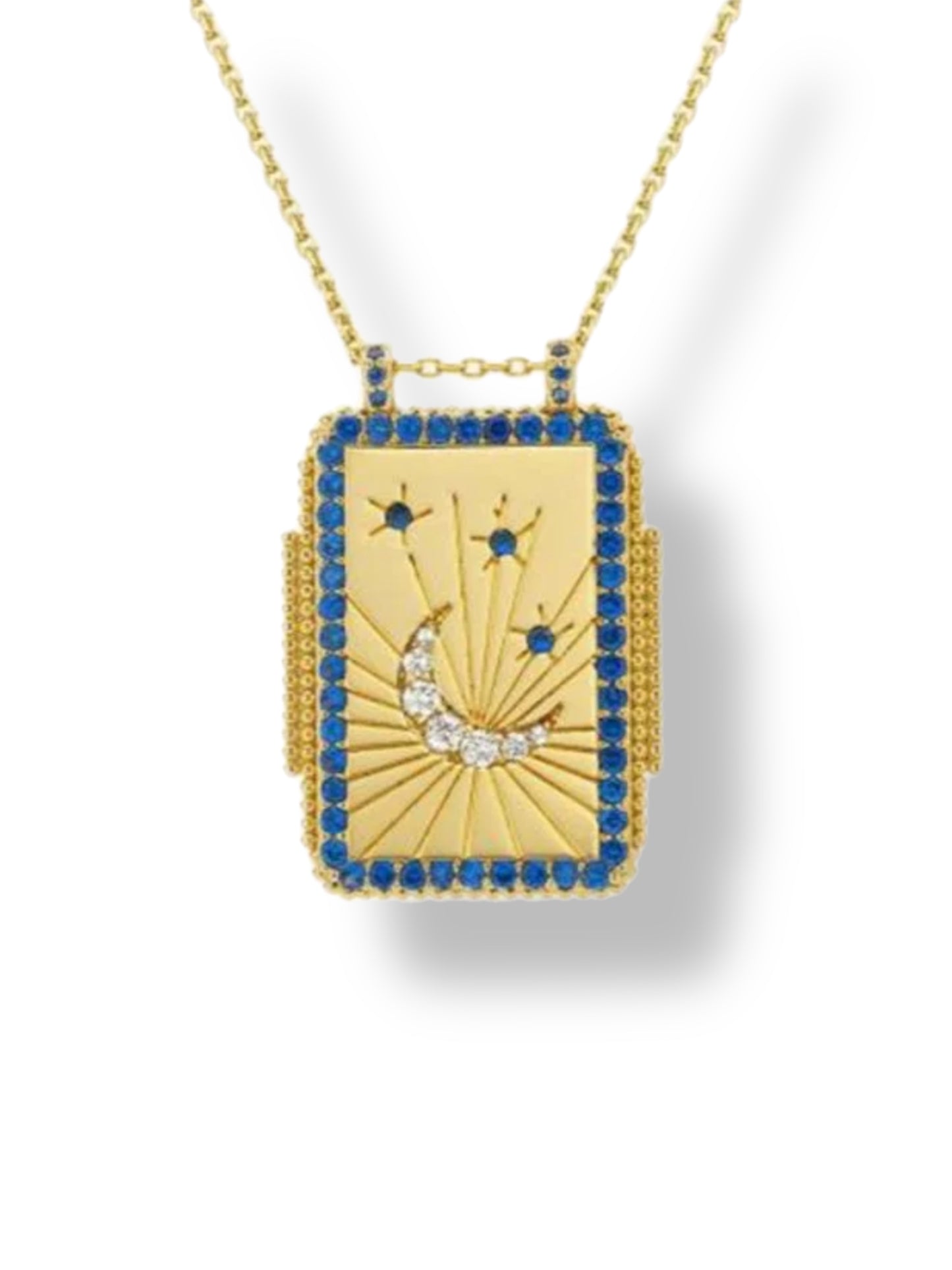 Necklace w/taro signs Moon