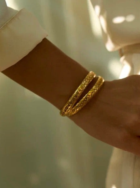 Bracelet gold spikelet