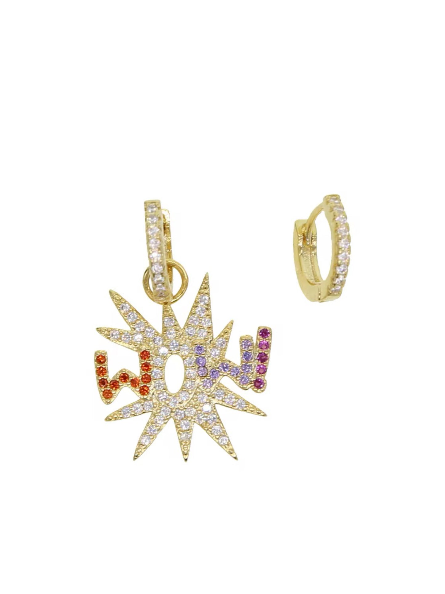 Earrings WOW w/stones