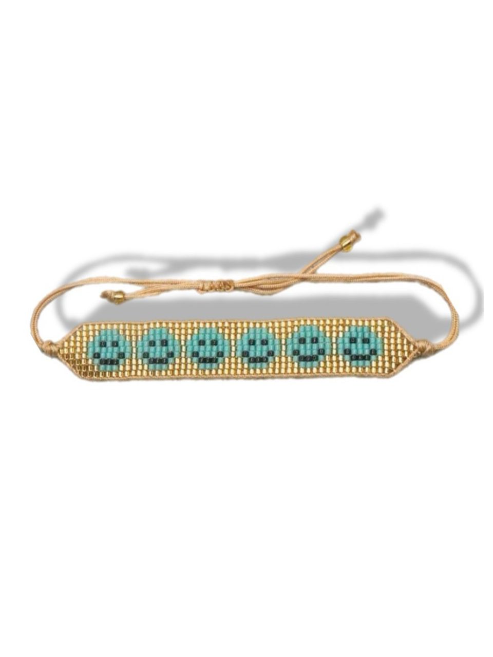 Beaded bracelets w/smile