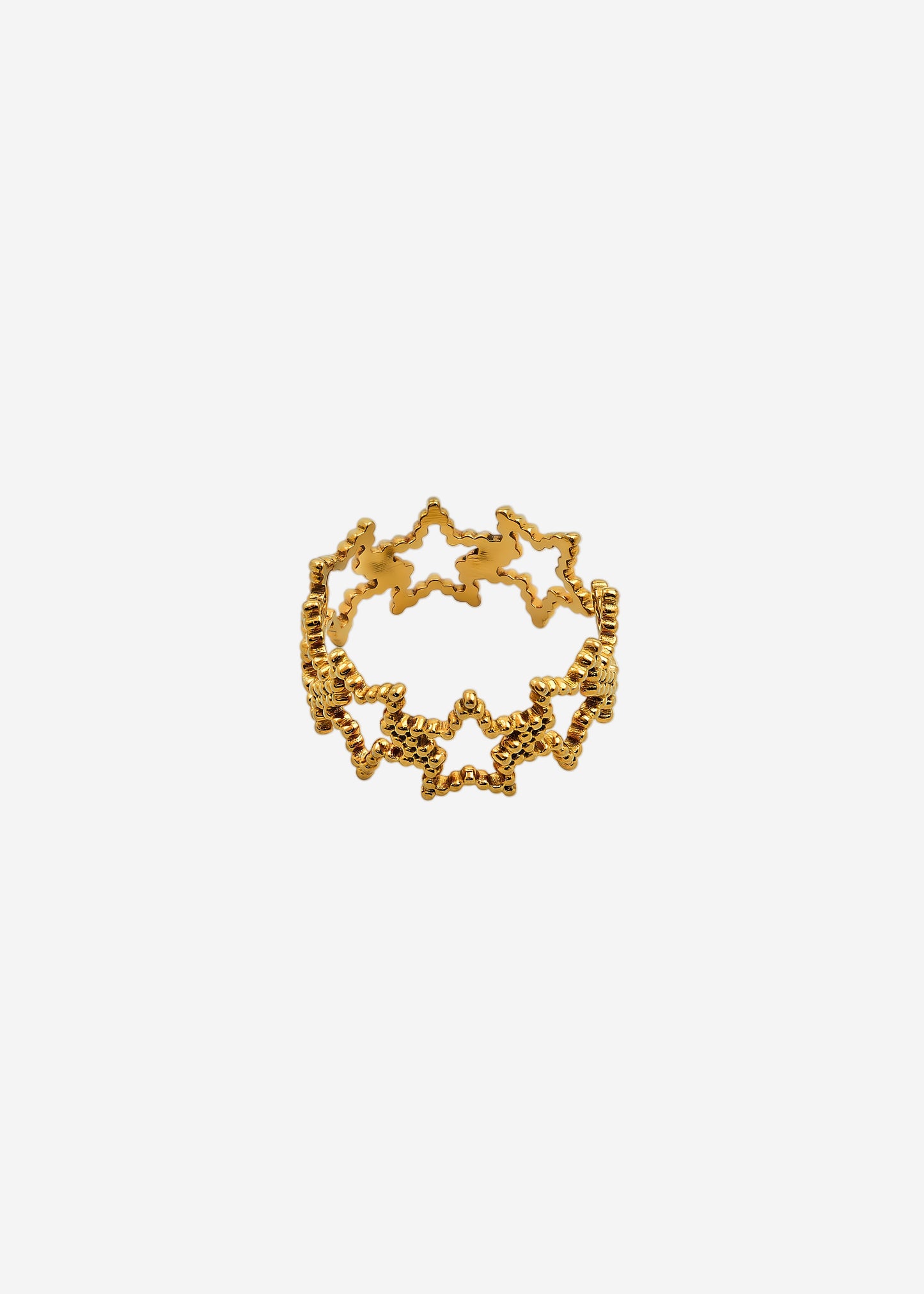 Gold stars ring