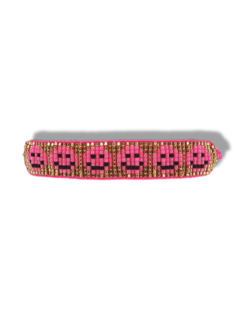 Beaded bracelet w/smile