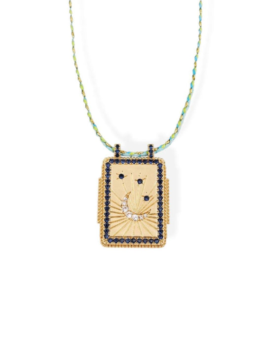Necklace w/taro signs Moon