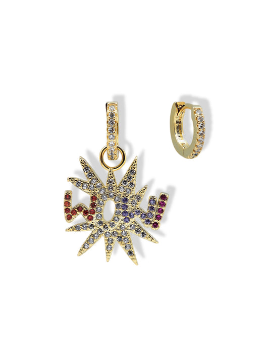 Earrings WOW w/stones