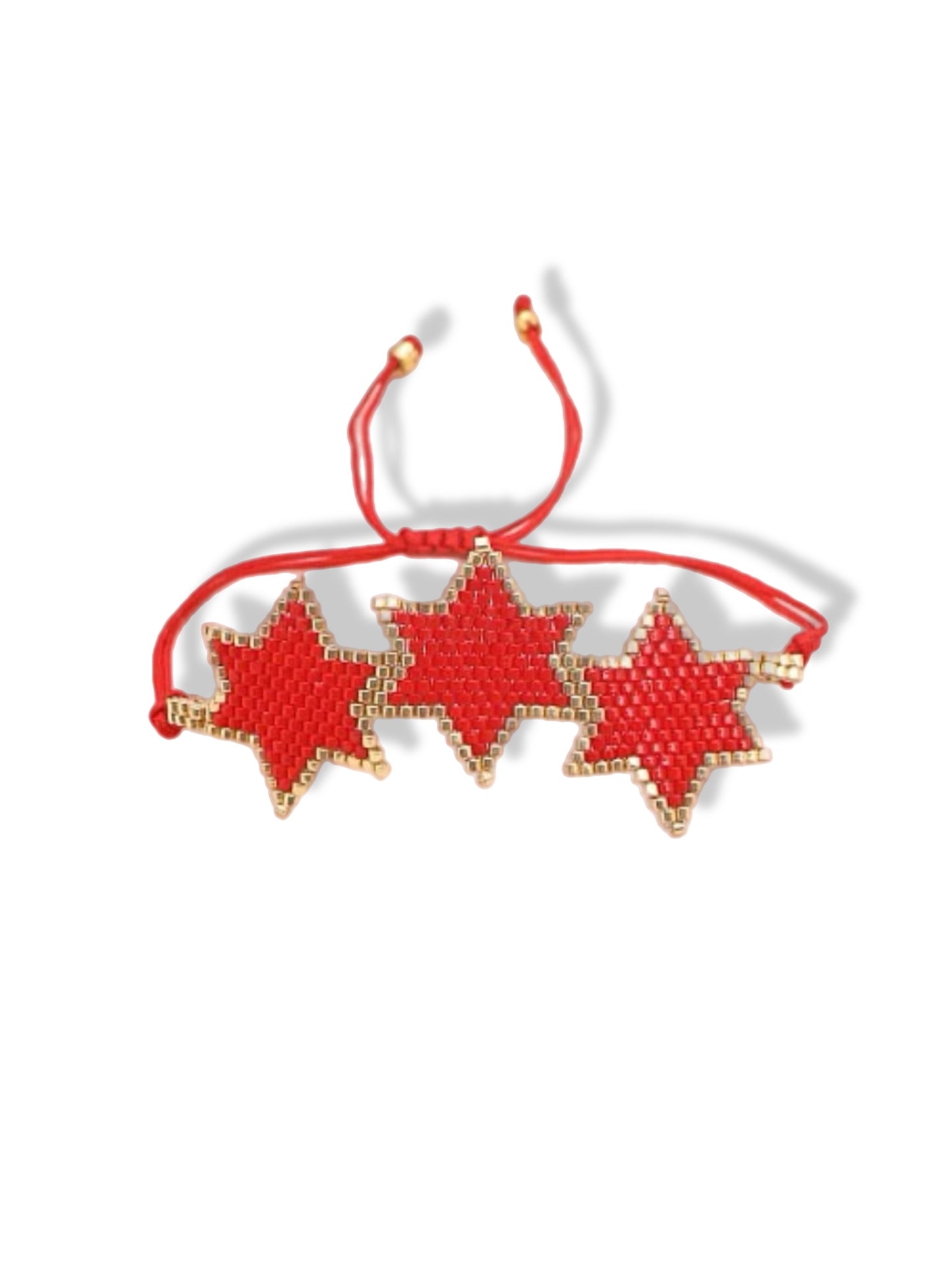Beaded bracelets w/stars