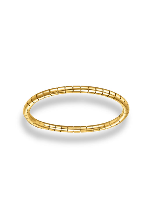 Bracelet mono gold w/square details GILTY