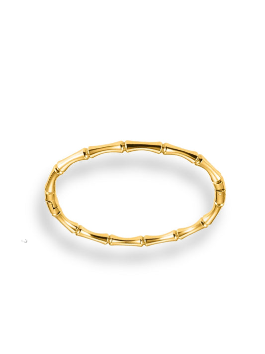 Bracelet gold bamboo GILTY