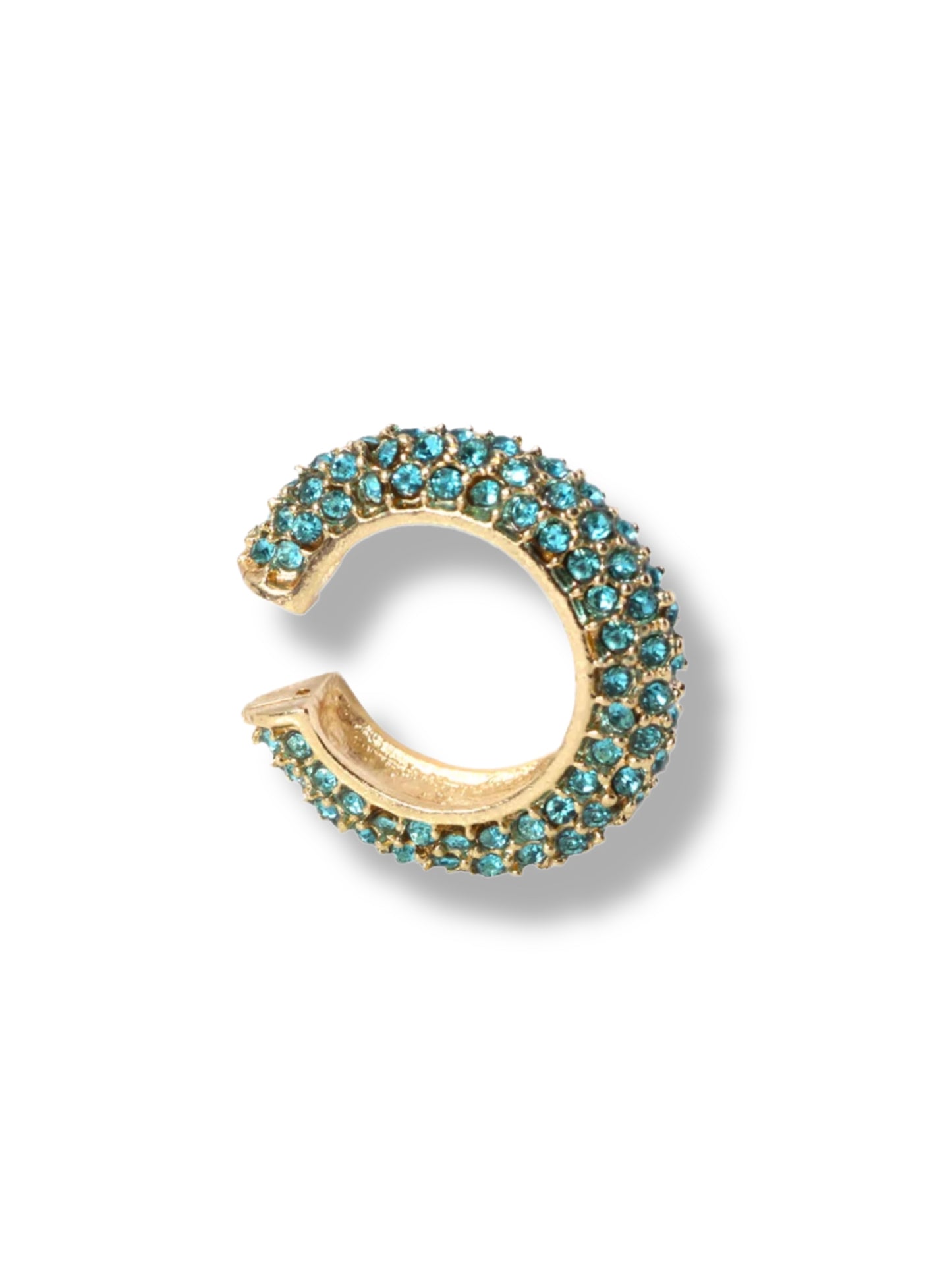 Cuff w/aquamarine stones