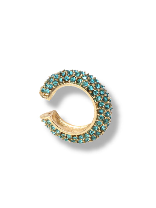 Cuff w/aquamarine stones