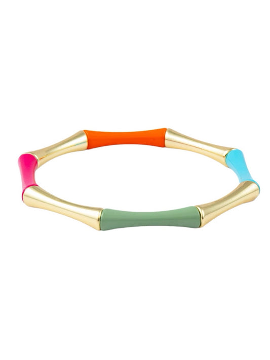 Bamboo colorful bracelet