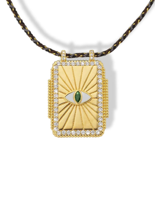 Necklace w/taro signs Eye
