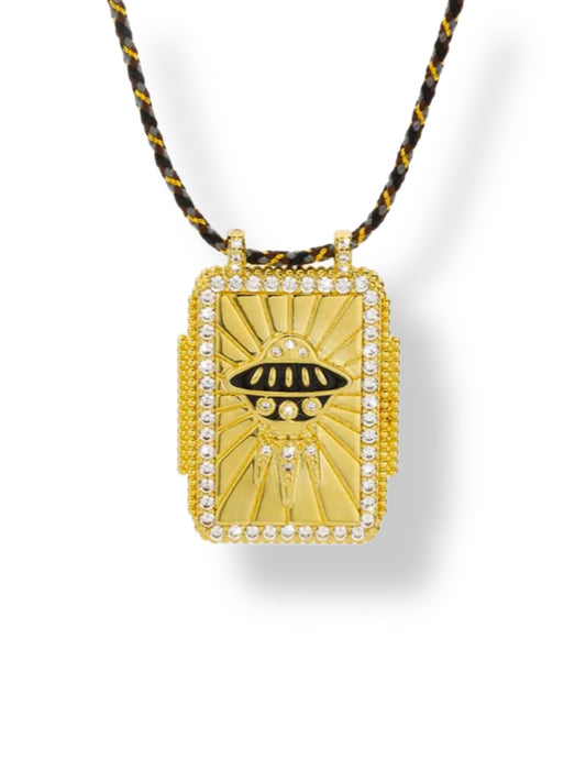 Necklace w/taro signs Plate