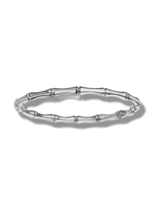 Bracelet silver bamboo