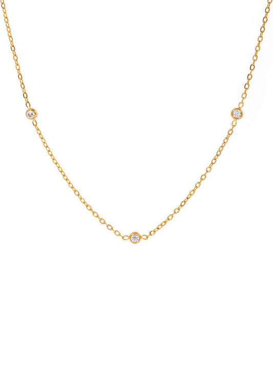 Necklace w/small stones