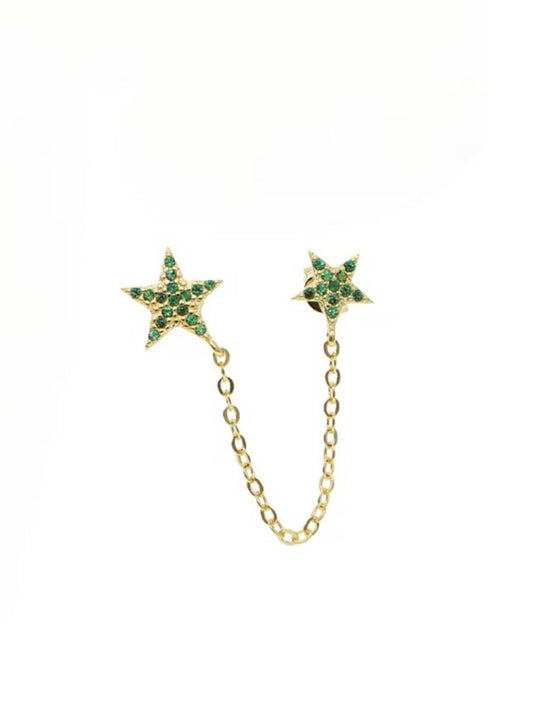Сolorful earrings with stars