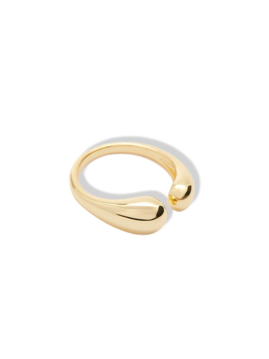 Adjustable statement ring round