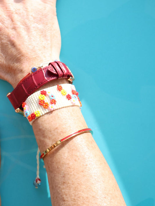 Beaded bracelet big 'LOVE'