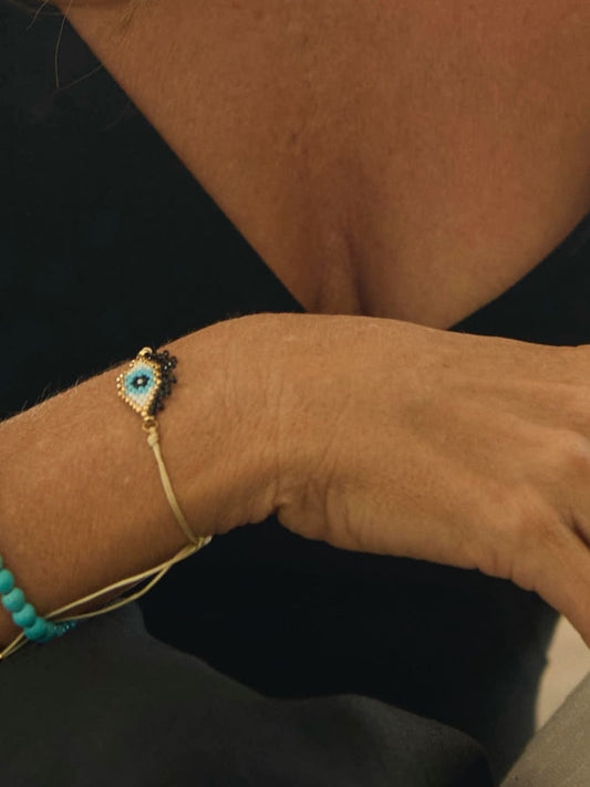 Beaded bracelets w/eye