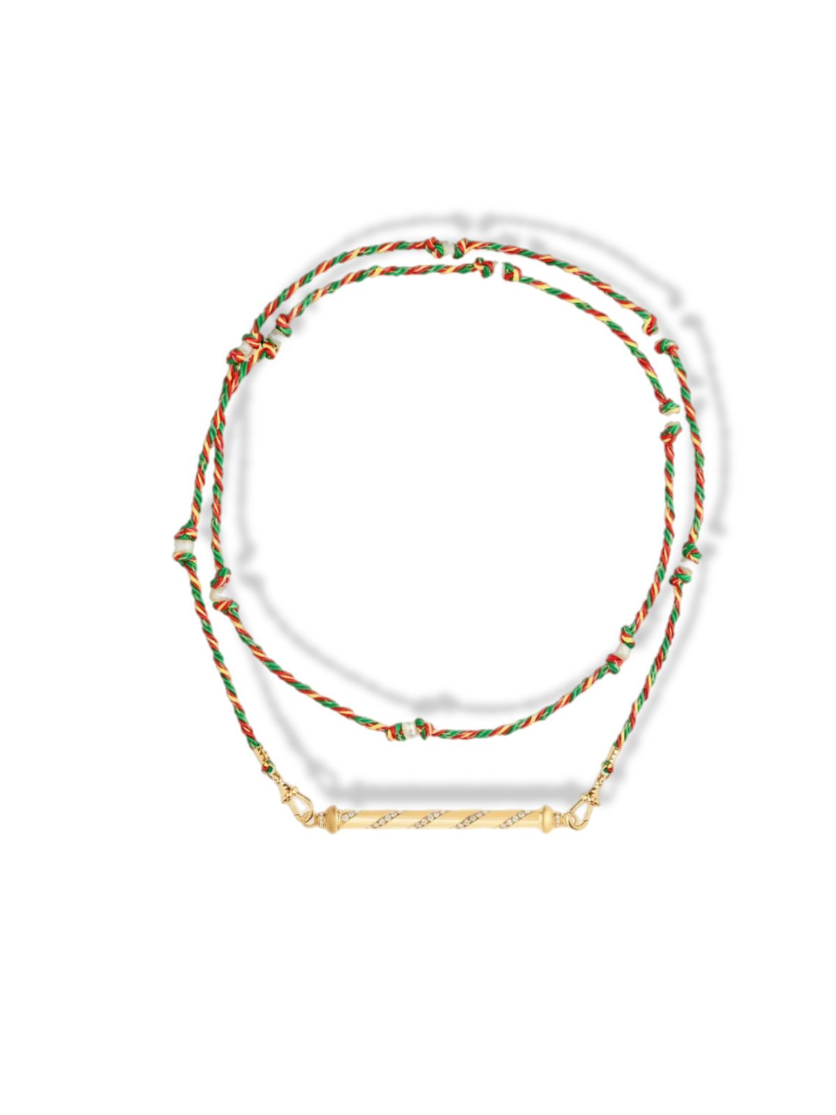 Necklace w/carabine gold