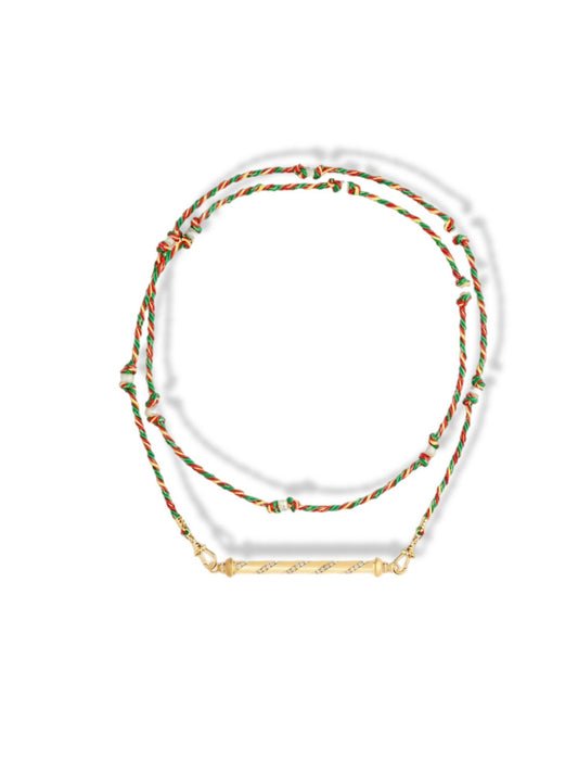 Necklace w/carabine gold