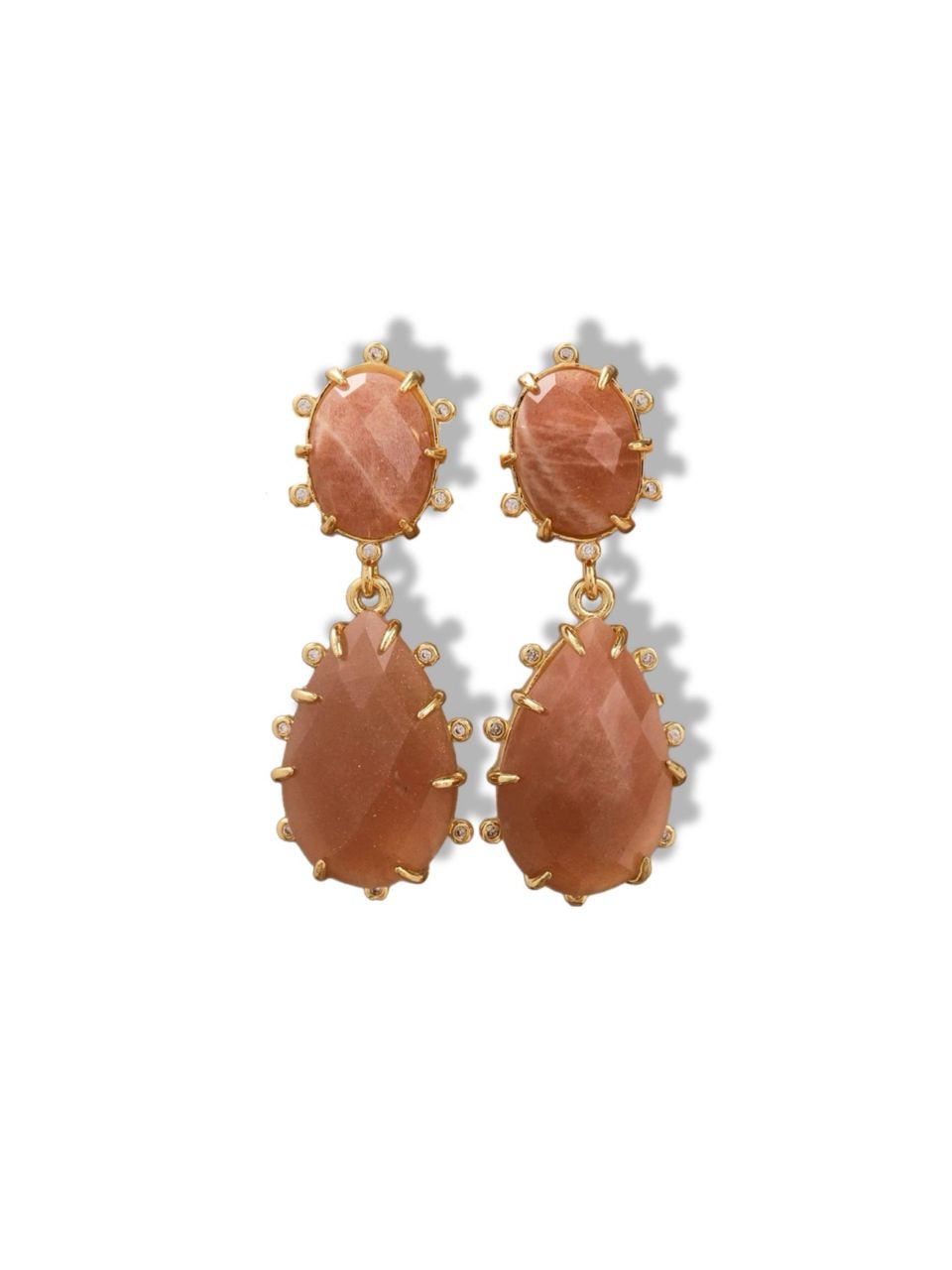 Earrings w/Sunstone