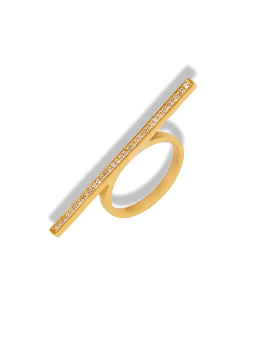 Bar golden ring