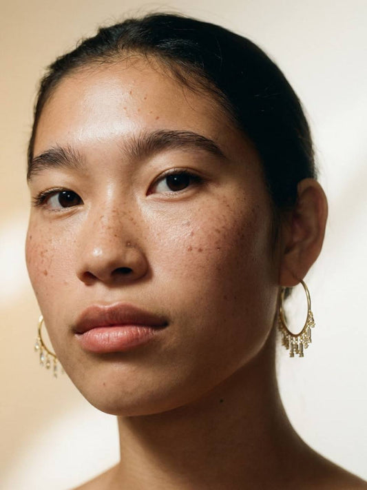 Earrings w/stones
